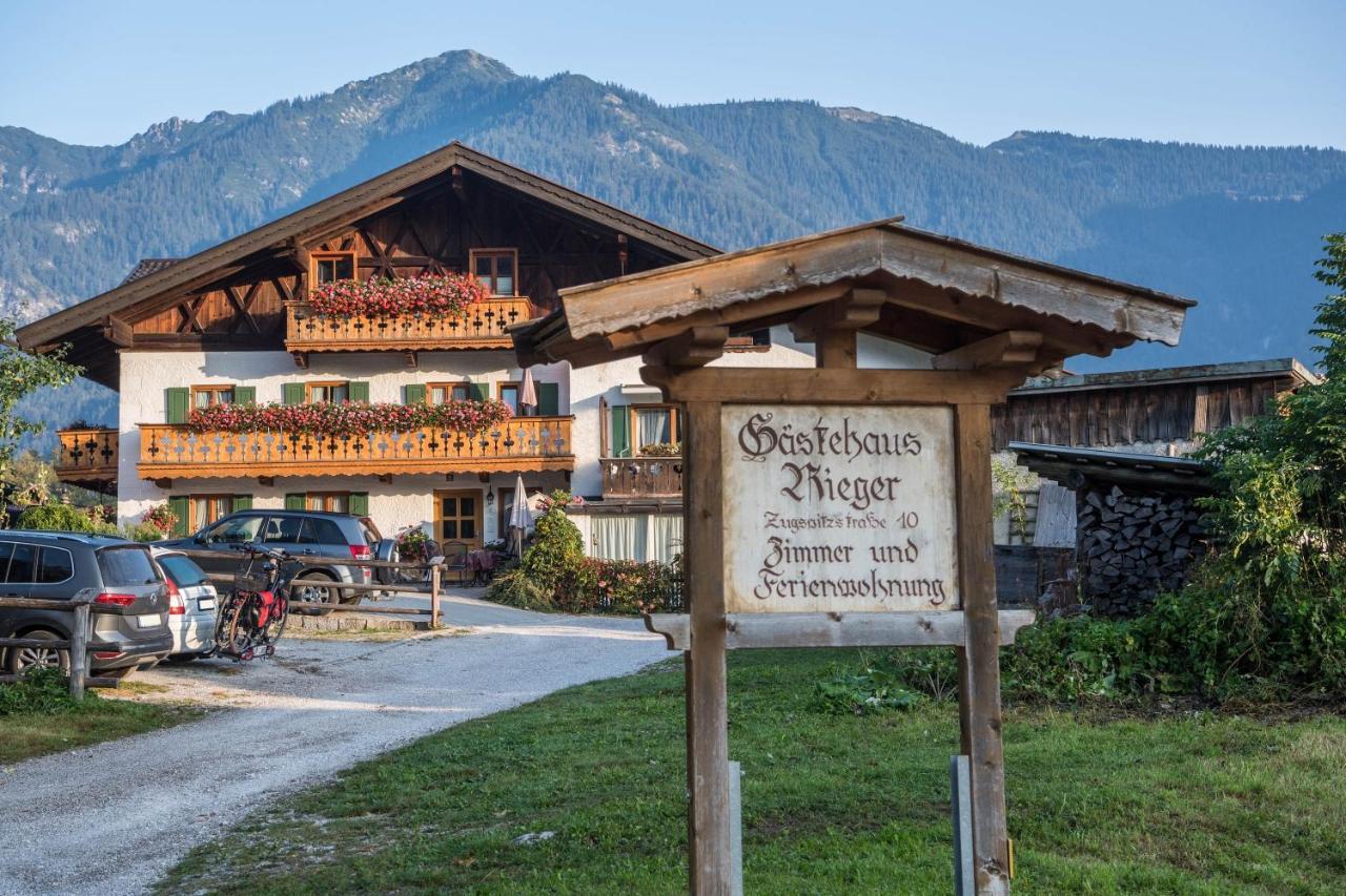 Ferienwohnung Zugspitze 格赖瑙 外观 照片